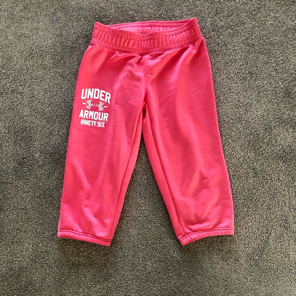 Under Armour Youth Large Capri Crop Sweatpants Joggers